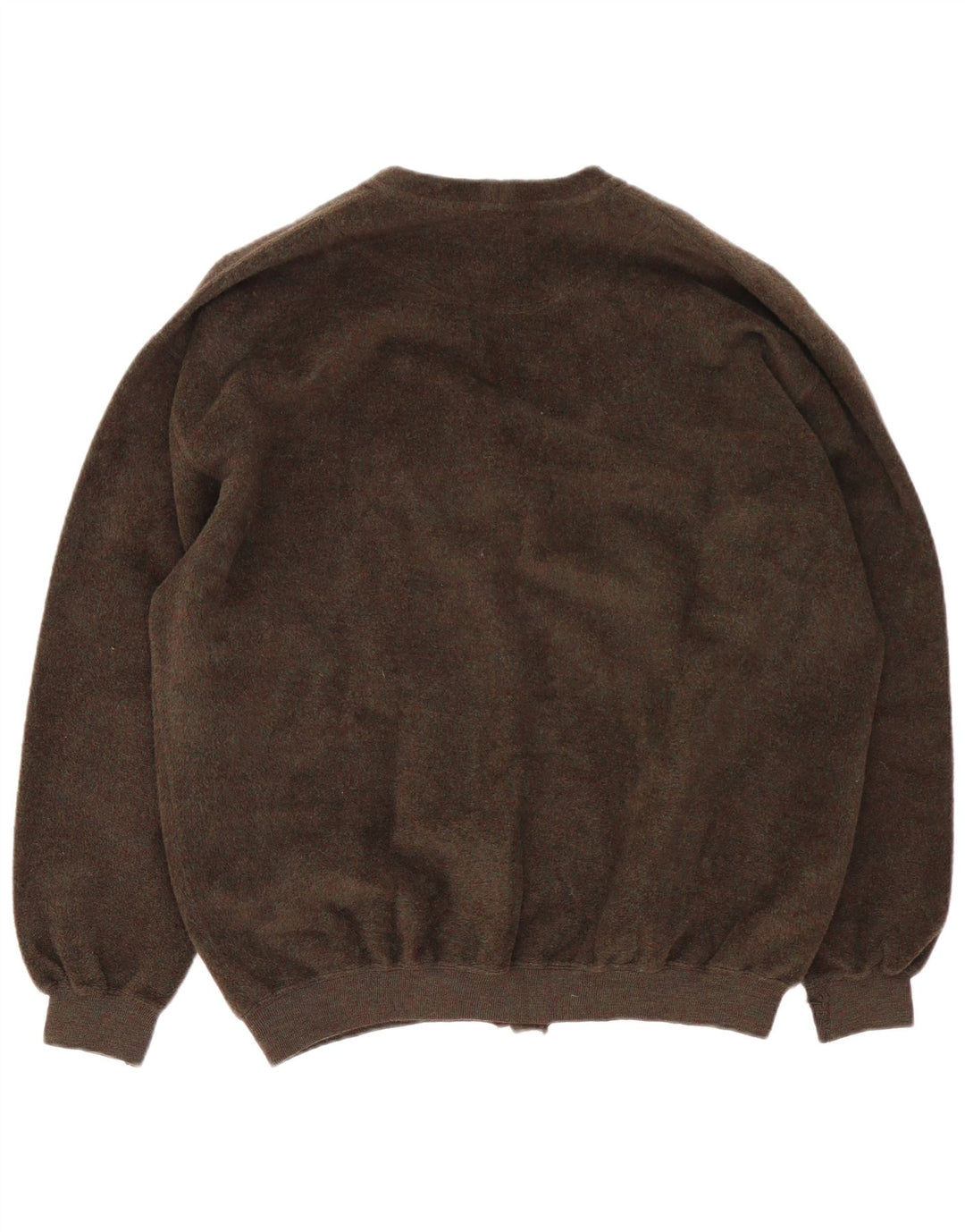 Pulover cardigan pentru bărbați Webb&Scott XL Lână virgină maro