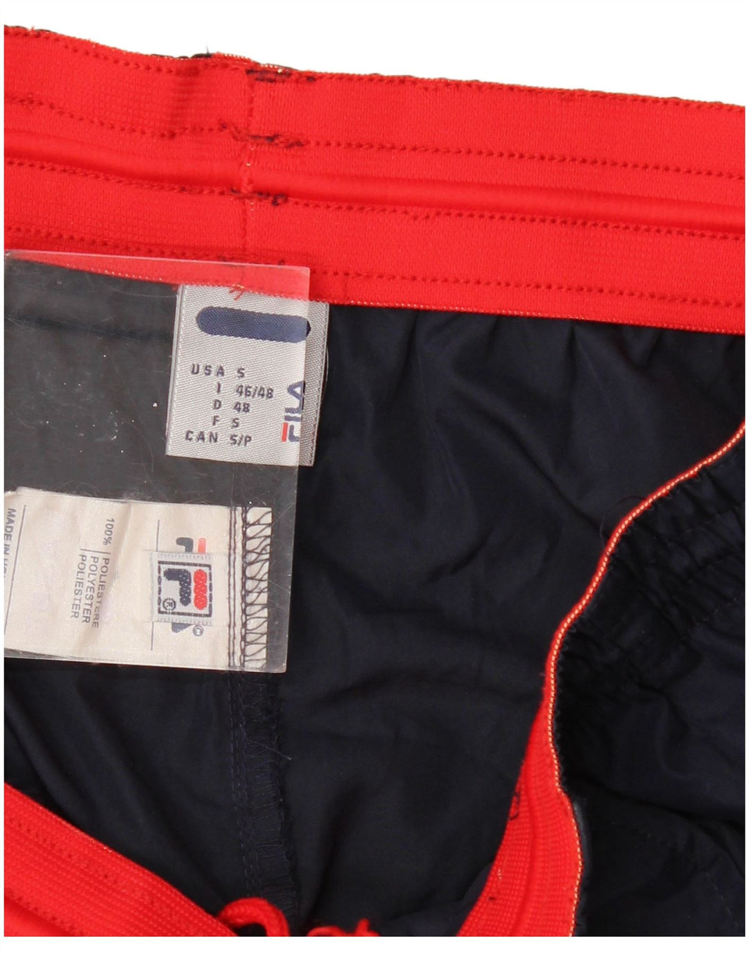 Pantaloni scurți sport Fila pentru bărbați, poliester mici, albastru