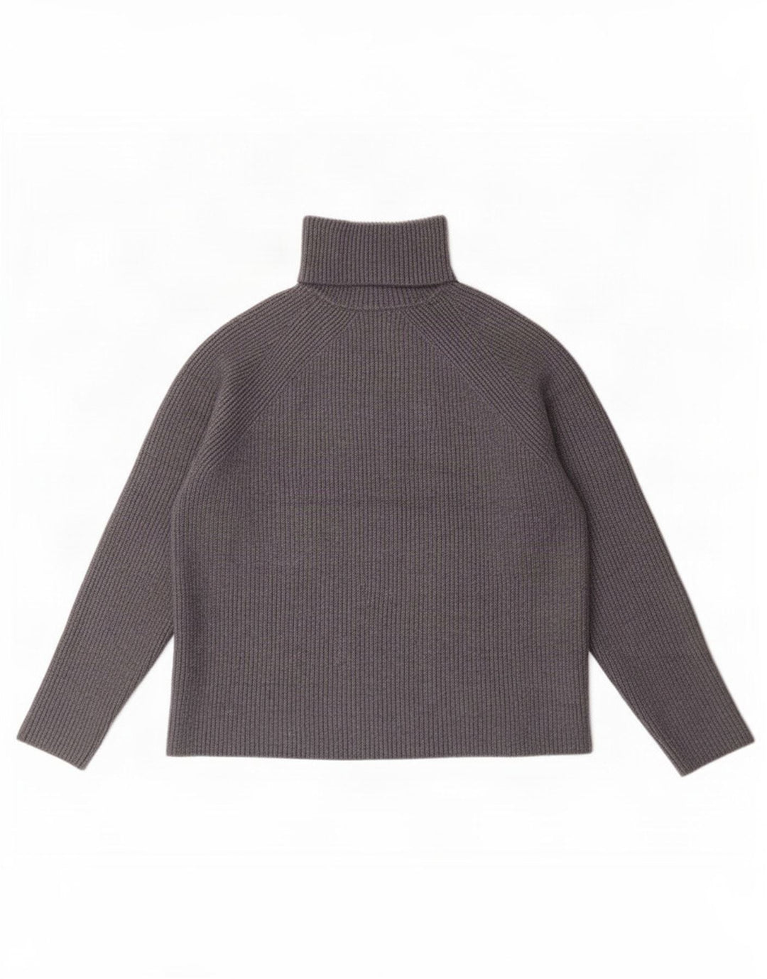 Pulover pentru femei Marks & Spencer Crop cu gât rulat UK 12 Medium Gri
