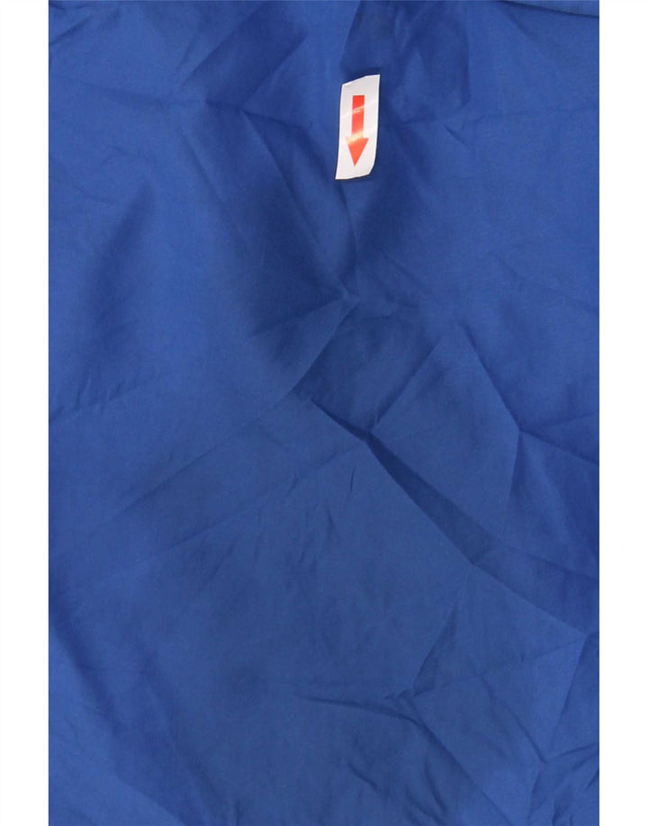 Jachetă de ploaie cu glugă pentru bărbați Eddie Bauer UK 38 Poliester albastru mediu