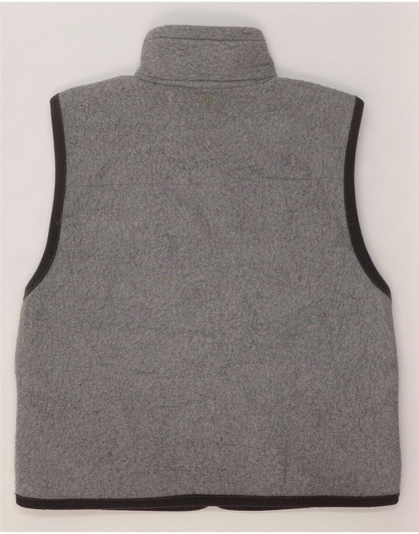 Fat Face Mens Fleece Gilet UK 38 Medium Gri Poliester