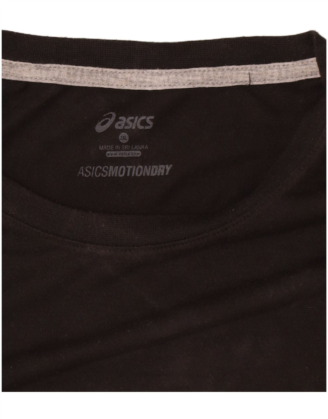 Tricou pentru bărbați Asics Top 2XL bumbac negru