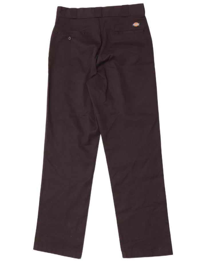 Pantaloni chino drepți pentru bărbați Dickies L32 L34 Poliester negru