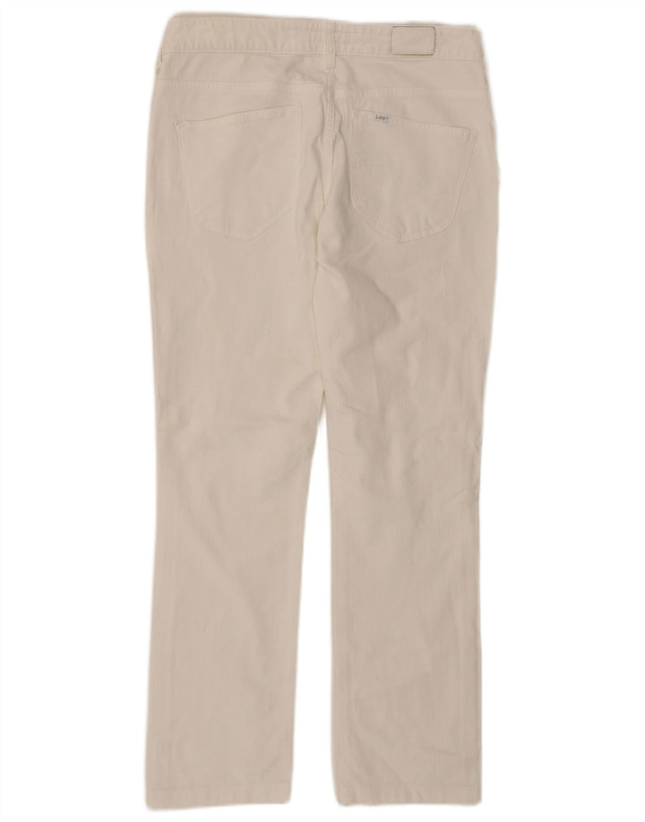 Blugi Lee Norma Straight pentru femei W31 L29 Bumbac alb