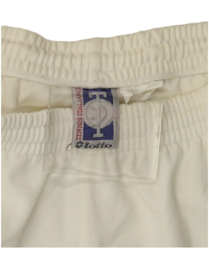Pantaloni scurți sport pentru bărbați LOTTO, alb, mediu