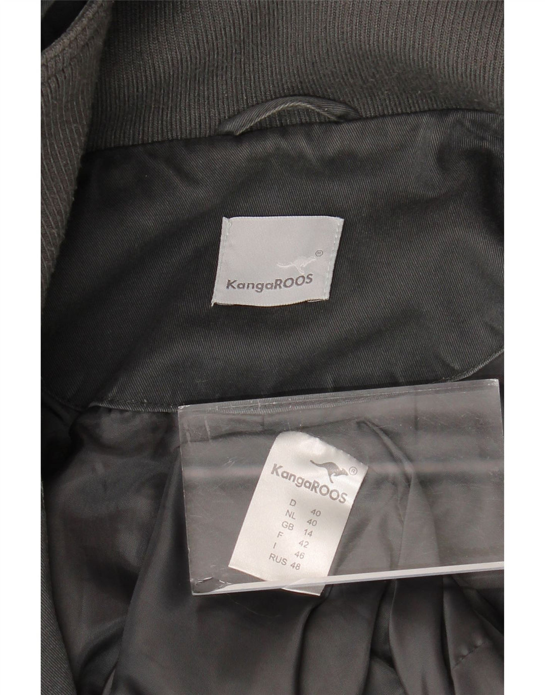 Jachetă Windbreaker cu glugă pentru femei KANGAROOS UK 14 Medium Black