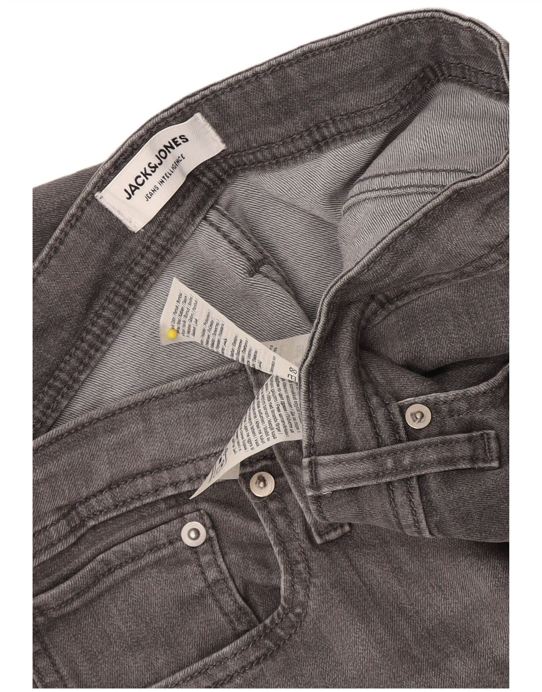 Blugi Jack & Jones GLENN Slim pentru bărbați W34 L33 bumbac gri