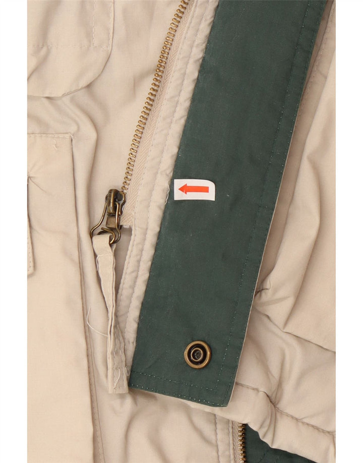 Jachetă vintage pentru bărbați, UK 40, mare, bej, poliester