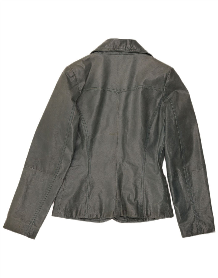Blazer Vintage pentru femei cu 3 nasturi, UK 10, gri mic