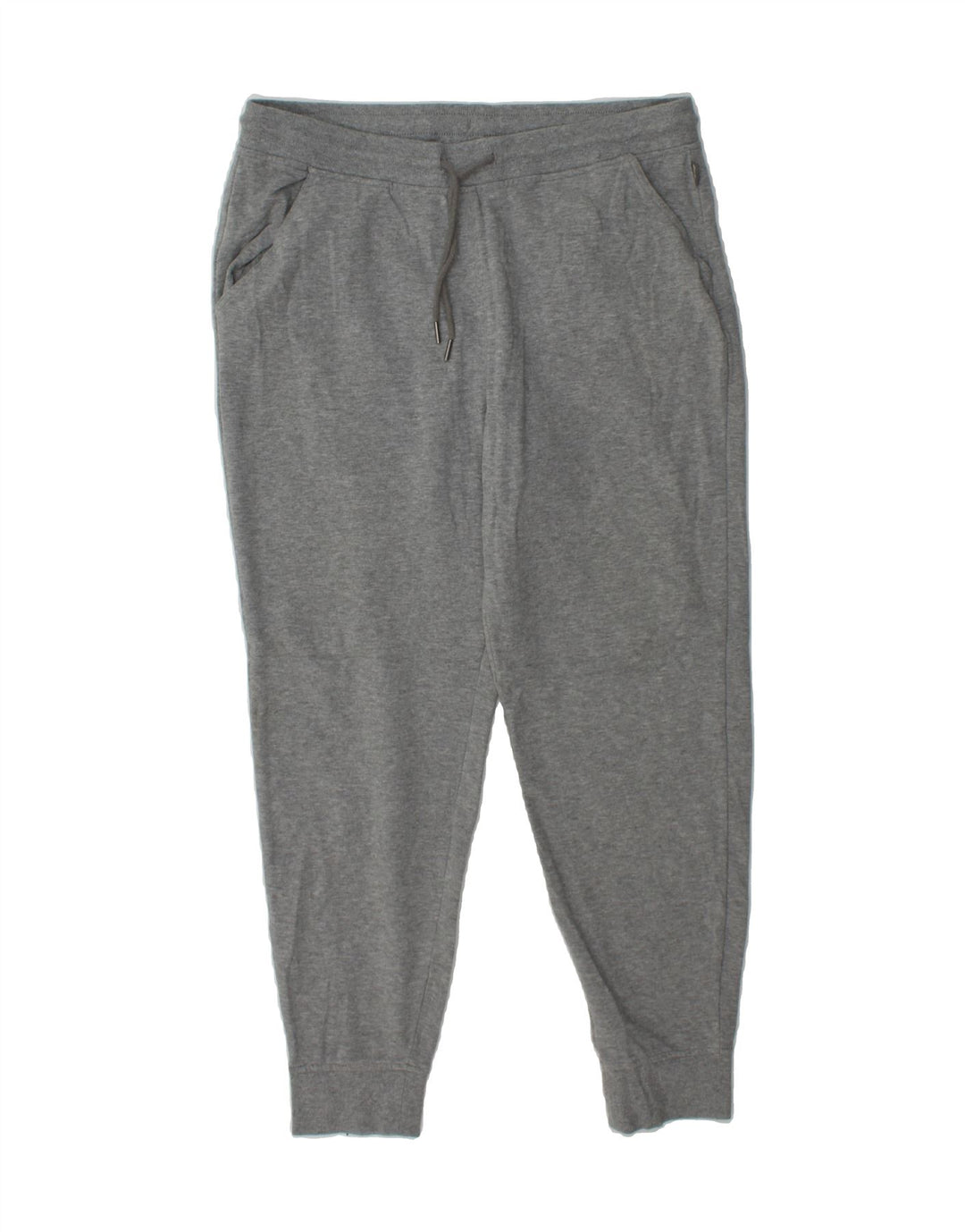 EDDIE BAUER Womens Tracksuit Trousers Joggers UK 12 Medium  Grey Cotton Vintage Eddie Bauer and Second-Hand Eddie Bauer from Messina Hembry 