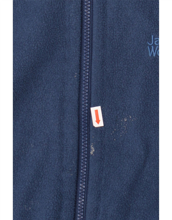 Jack Wolfskin Mens Liner Fleece Jacket UK 42 Poliester mare bleumarin