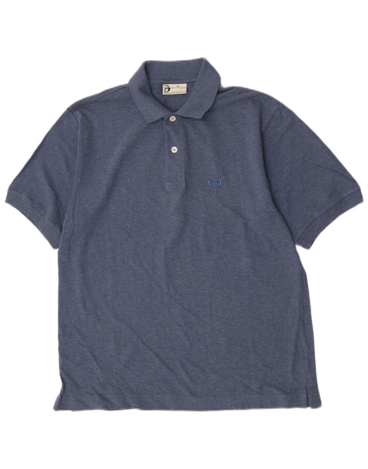 Tricou polo Sergio Tacchini pentru bărbați, albastru bleumarin mediu