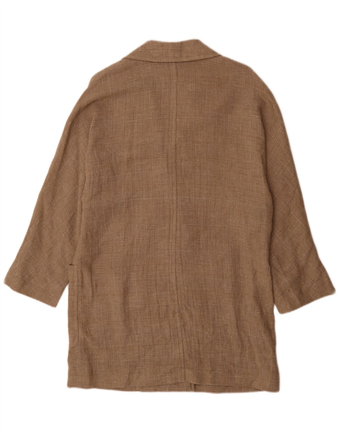 Massimo Dutti Manecă dublu pentru bărbați, 3/4 UK 36, maro, carouri mici
