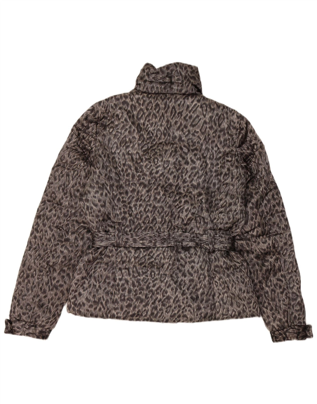 Jachetă de vânt pentru femei Zara UK 14 Medium Gri Animal Print Poliester