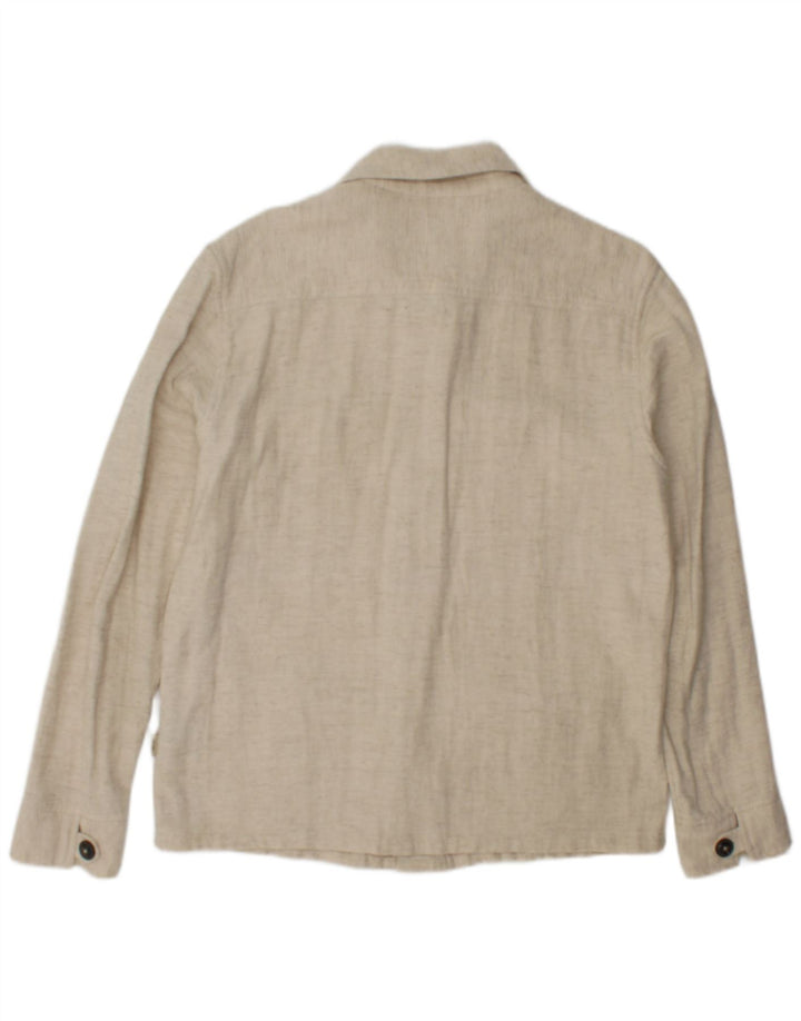 Cămașă Jack & Jones Bărbați Mic Bej In