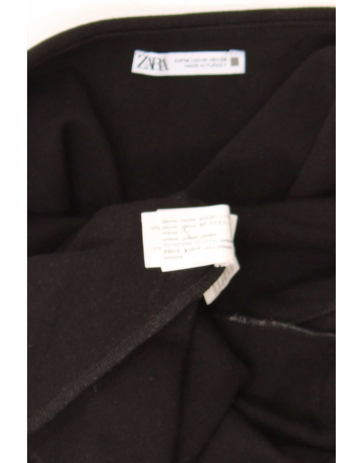 Rochie fără bretele pentru femei Zara UK 12 Medium Black Viscose