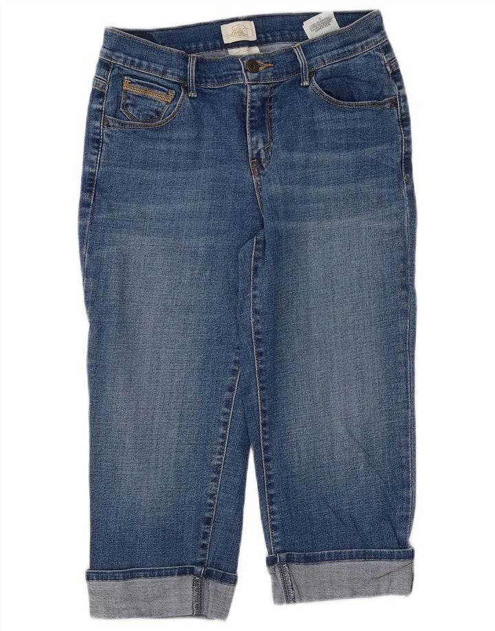 Blugi LEVI'S 515 Capri pentru femei US 4 Small W28 L20 Bumbac albastru