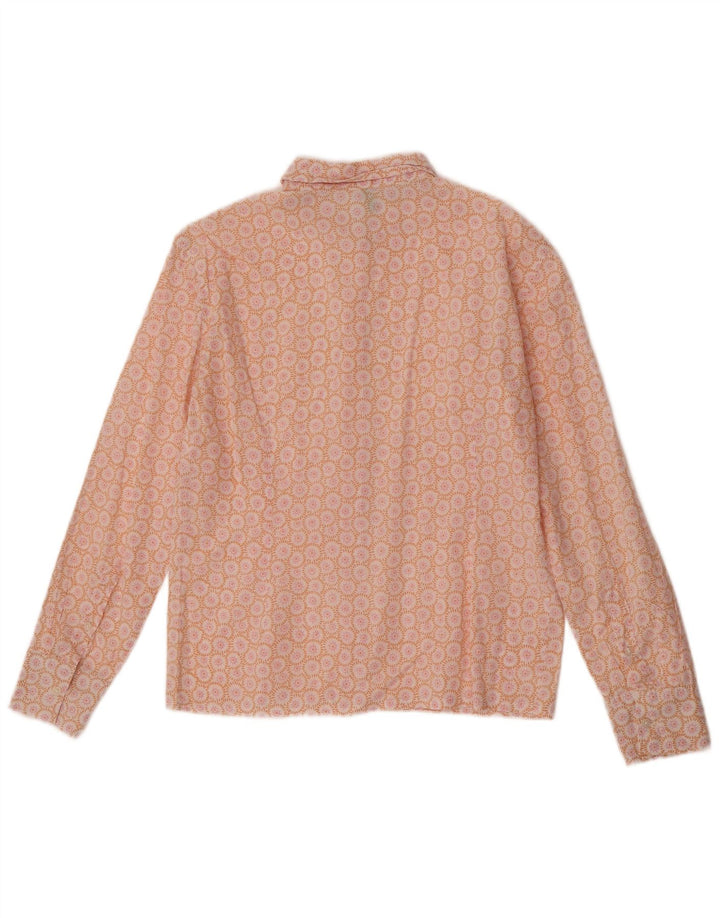 Cămașă Benetton pentru femei UK 12 Medium Orange Floral