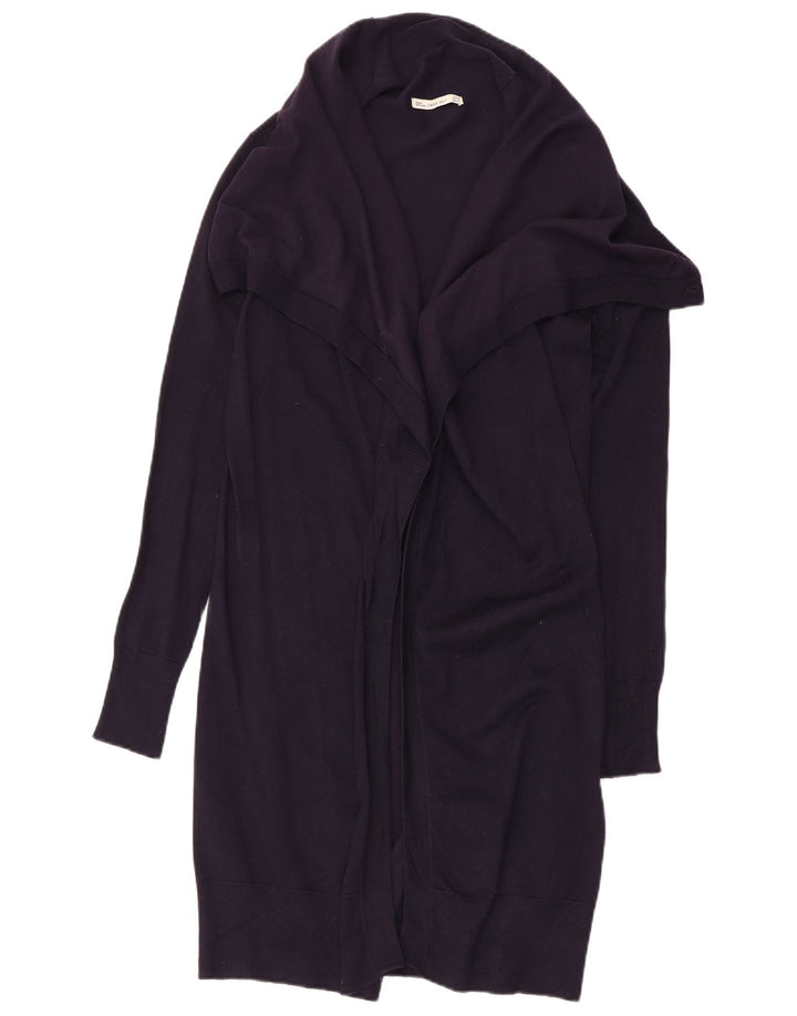 Pulover cardigan deschis pentru femeie Zara UK 12 Medium Bleumarin Viscoză