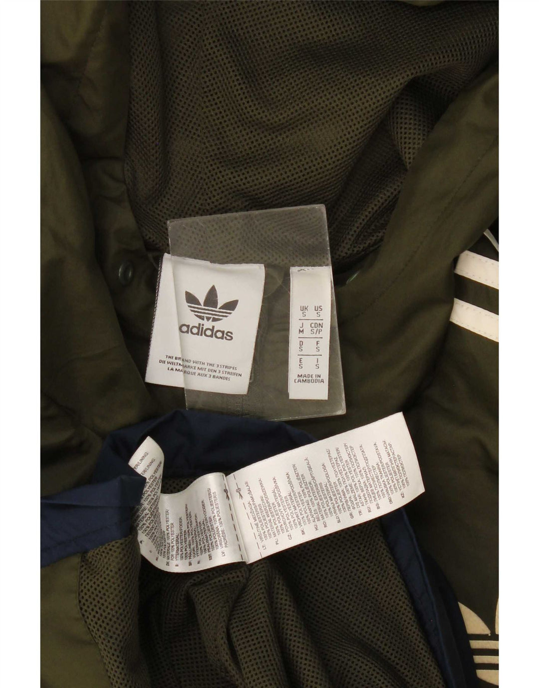 Adidas pentru bărbați Trening cu glugă Jachetă de top, mică, multicoloră, colorblock