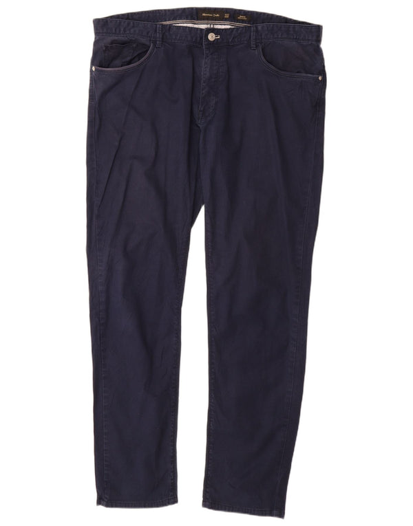 MASSIMO DUTTI Pantaloni casual slim pentru bărbați EU 48 XL W38 L32 bleumarin