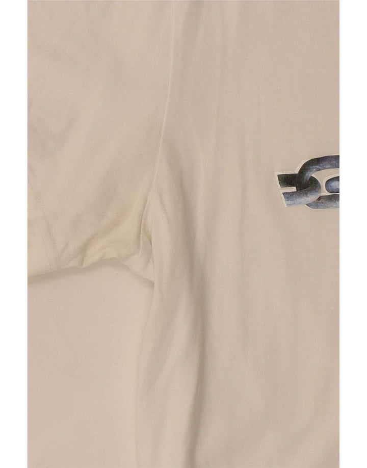 Tricou grafic pentru bărbați Diesel Top Medium Alb Bumbac