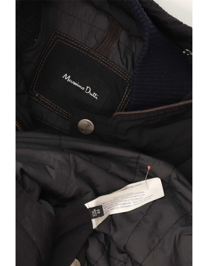 Massimo Dutti Blancă pentru bărbați UK 44 2XL Poliester negru