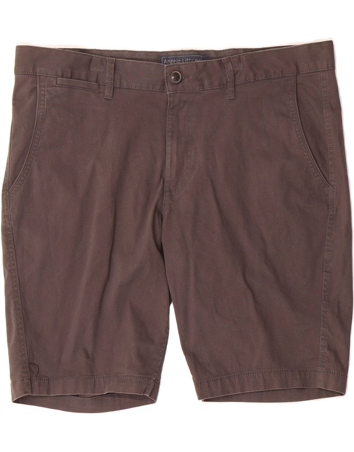 ANGELO LITRICO Mens Chino Shorts W38 XL  Grey Cotton Vintage Angelo Litrico and Second-Hand Angelo Litrico from Messina Hembry 