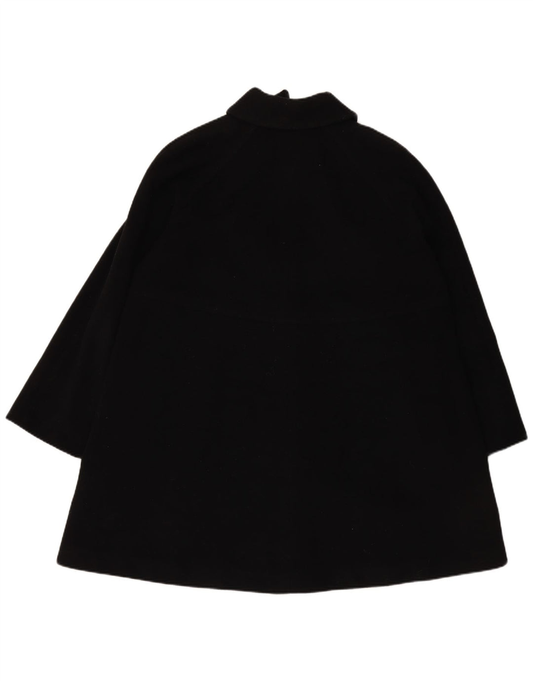 UNGARO Womens Oversized Overcoat EU 40 Medium Black Wool