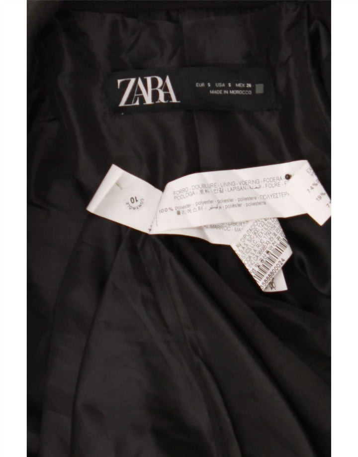 Zara Jachetă pentru bărbați cu două pieptări UK 36 Poliester negru mic