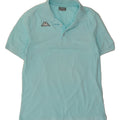 KAPPA Mens Polo Shirt Small Turquoise Cotton Vintage Kappa and Second-Hand Kappa from Messina Hembry 