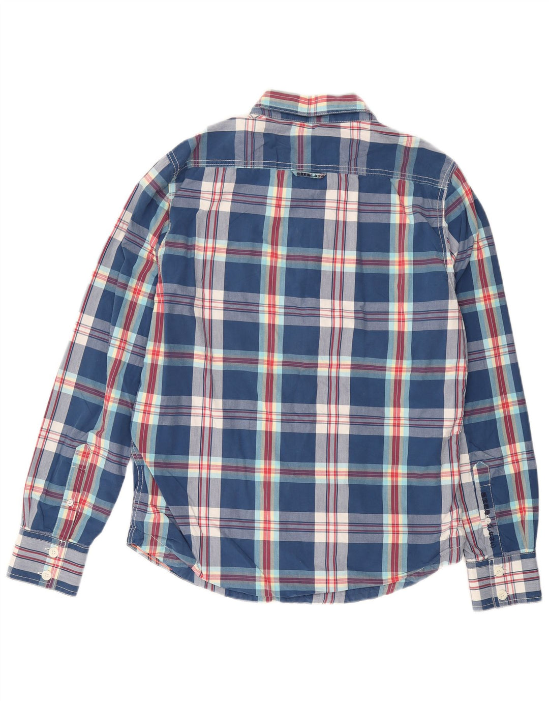 Cămașă pentru bărbați SUPERDRY XL Blue Check Bumbac