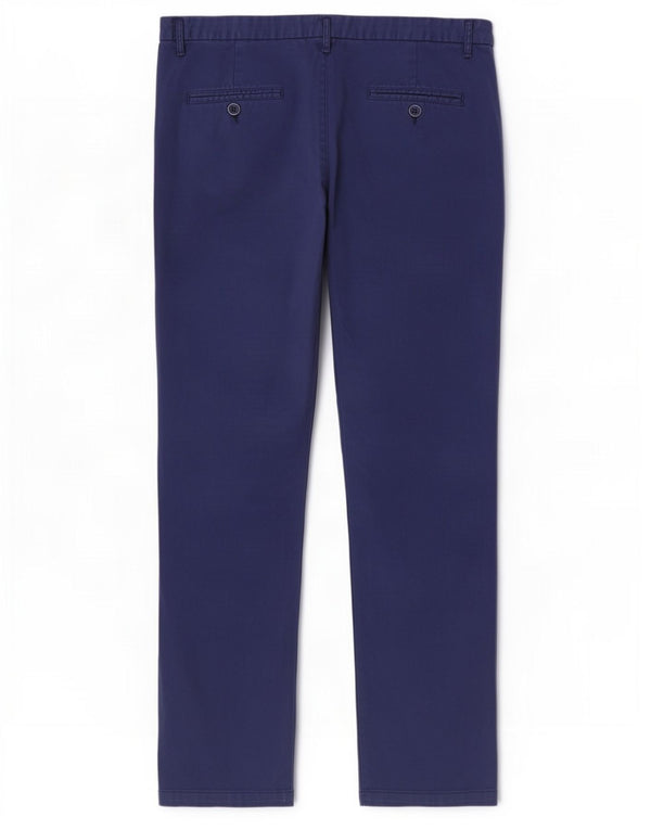 Pantaloni chino subțiri pentru femei Benetton UK 10 Small W30 L29 Bumbac bleumarin