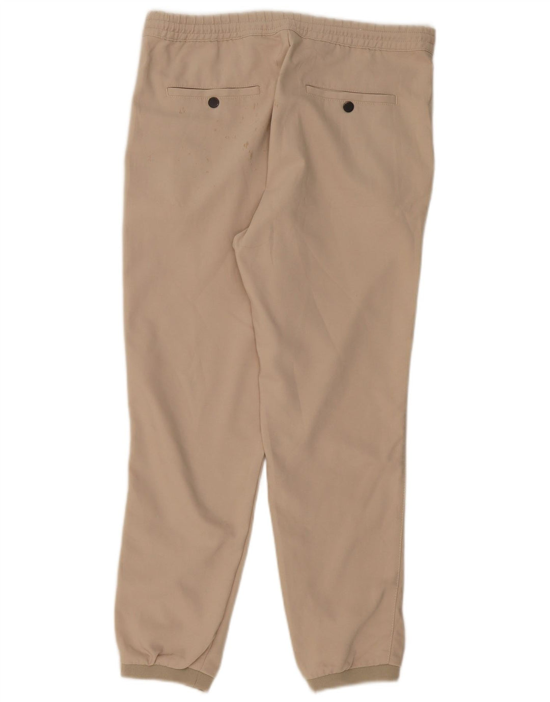 Pantaloni chino pentru pantaloni de jogging ZARA pentru bărbați L32 L28 Bej Poliester