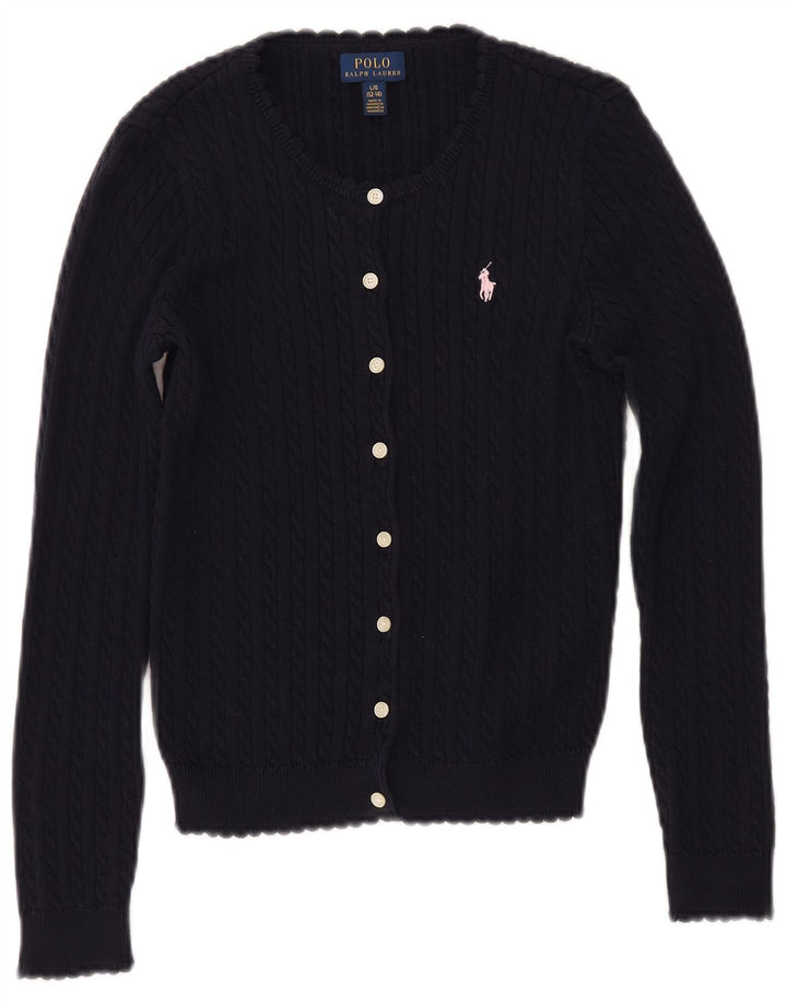 Pulover cardigan pentru fete POLO RALPH LAUREN 12-13 ani mare bleumarin
