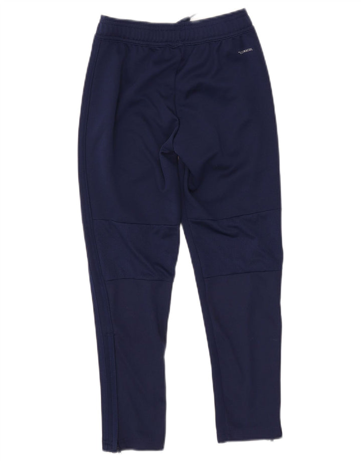 Pantaloni de trening ADIDAS Climacool pentru baieti 7-8 ani poliester bleumarin