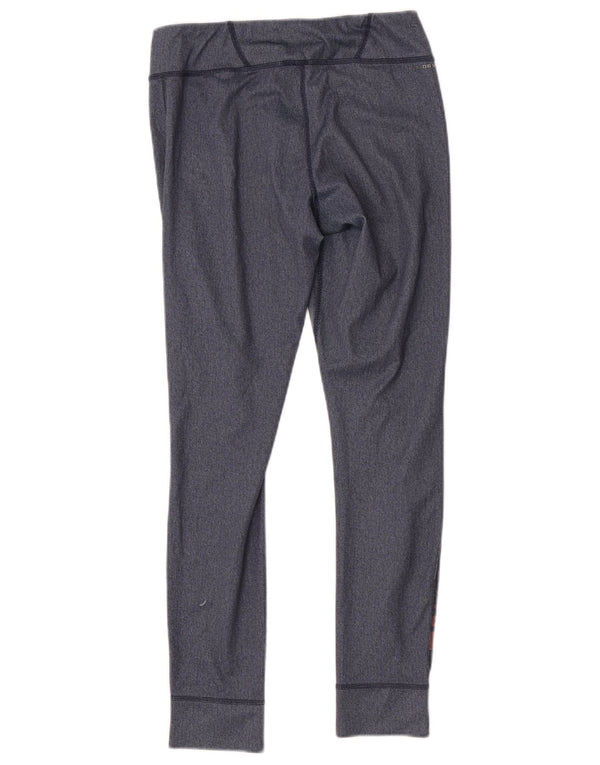 Leggings grafic Reebok pentru femei UK 8/10 Small Bleumarin
