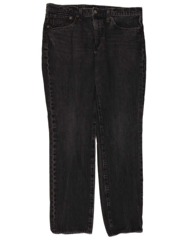 Blugi drepti pentru bărbați Levi's W36 L31 bumbac gri