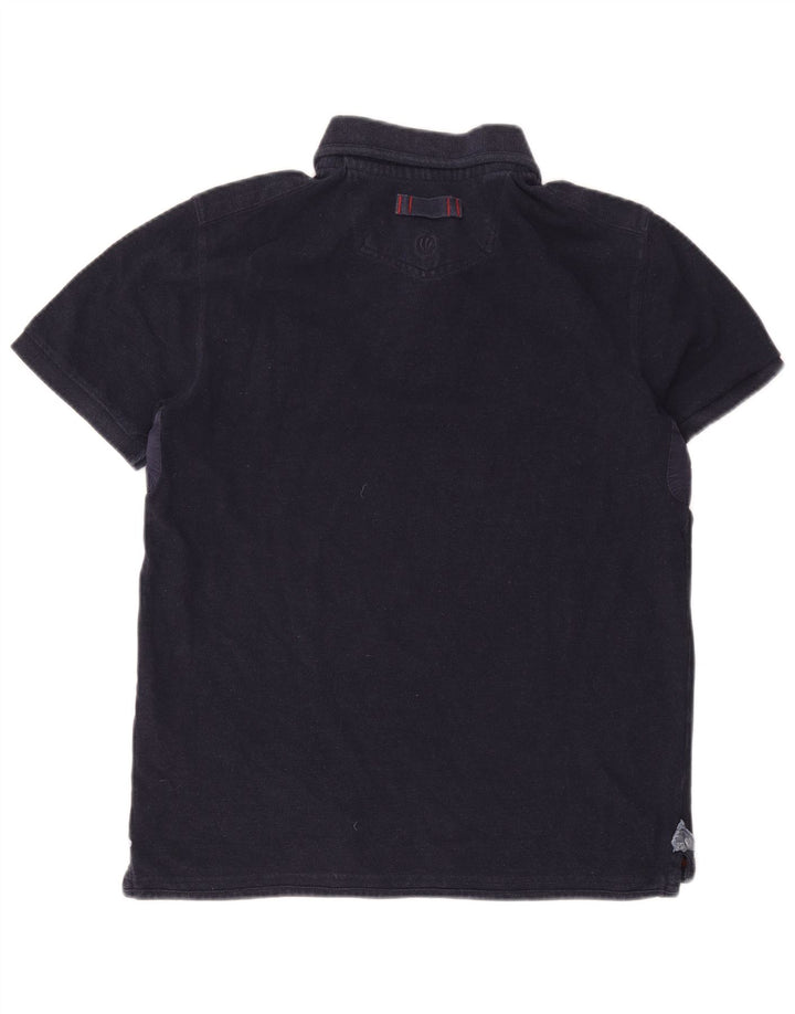 Tricou polo pentru bărbați Fat Face, bumbac mediu albastru bleumarin