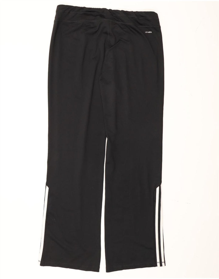 Pantaloni de trening Adidas Climalite pentru femei Marea Britanie 16/18 Poliester negru mare