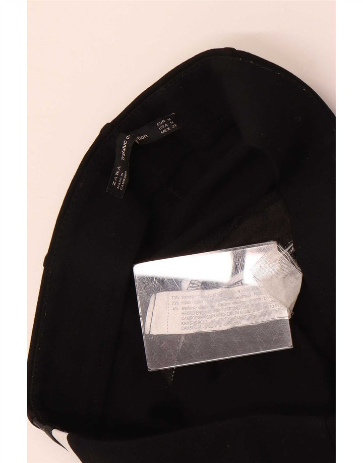 Leggings Trafaluc Stirrup pentru femei Zara UK 12 Medium Black Viscose