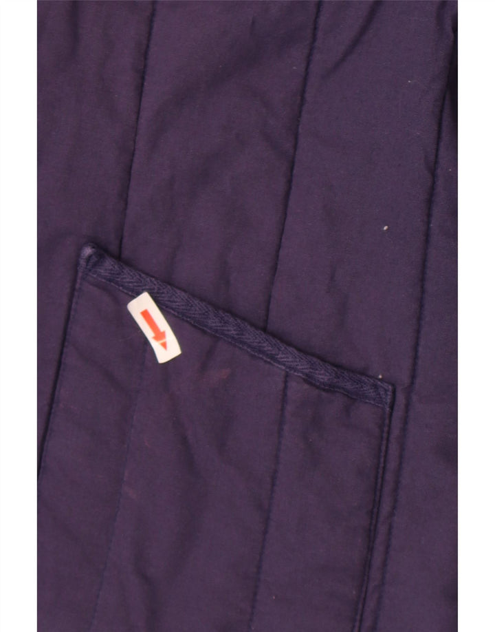 Jachetă matlasată pentru femei Fat Face UK 18 XL, bumbac bleumarin