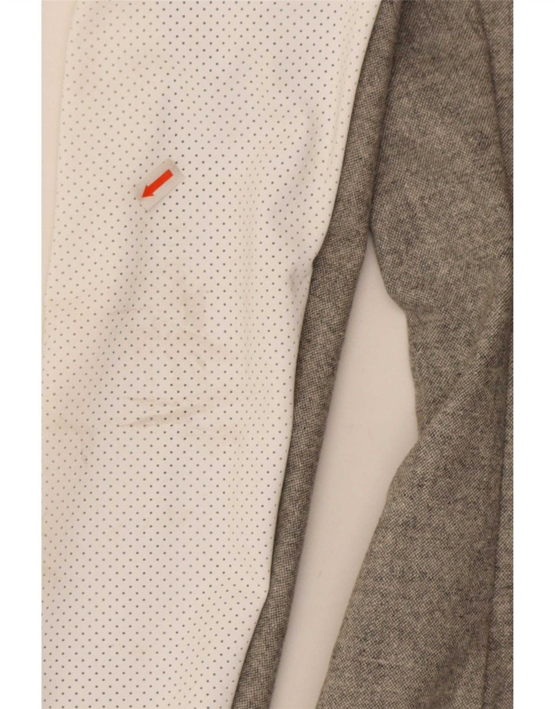 Jachetă Bomber pentru femei Adidas Marea Britanie 12/14 Lână color bloc de culoare gri mediu