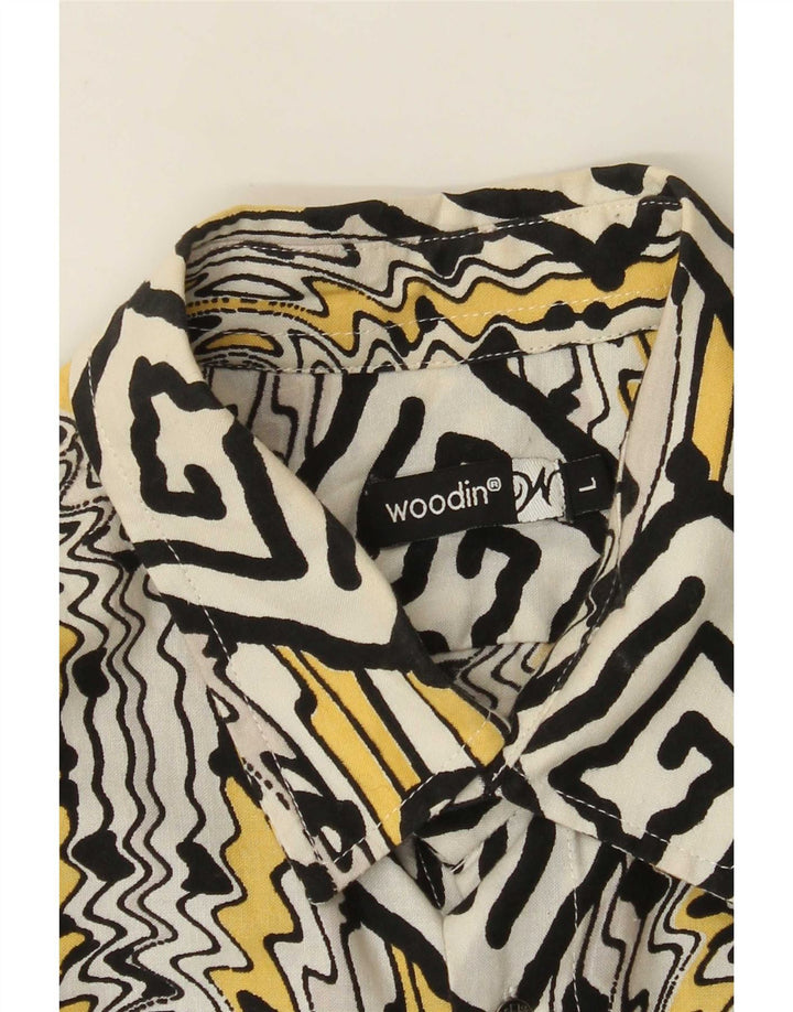 Cămașă Woodin pentru bărbați, mare, multicoloră, geometrică