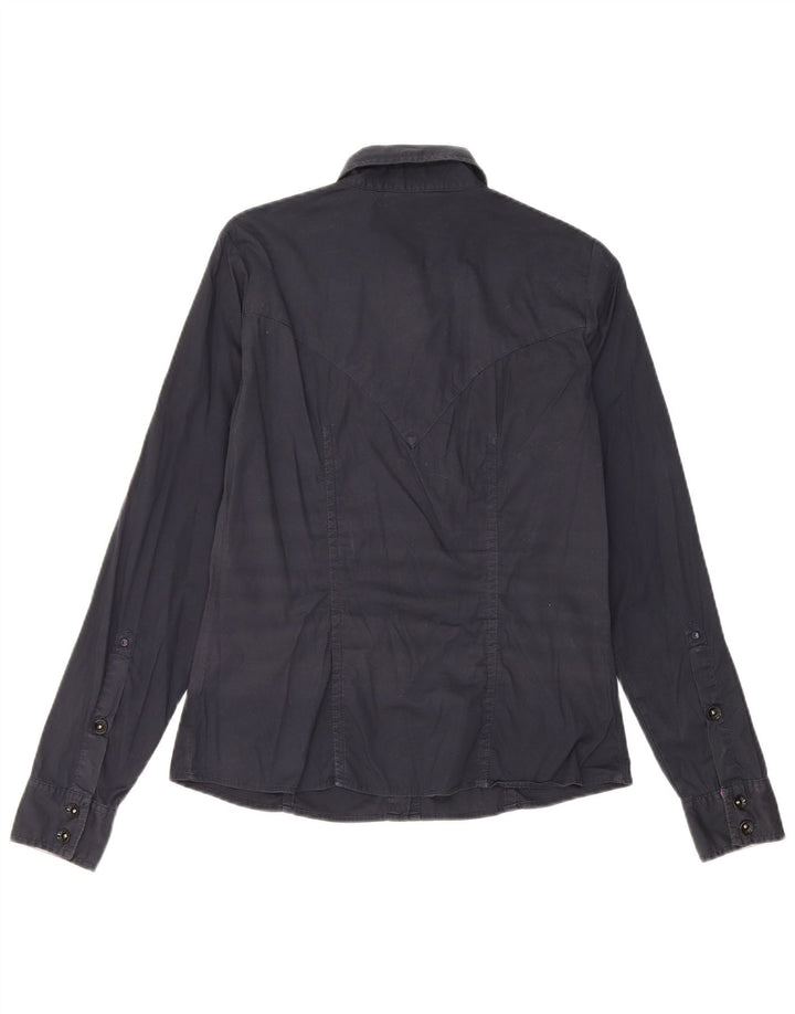 Cămașă Gas Women UK 12 Medium Bleumarin Bumbac