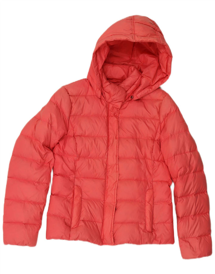 Jachetă căptușită cu glugă Woolrich pentru femei UK 10 Small Pink Poliamidă
