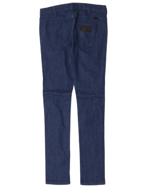 Blugi skinny Wrangler pentru femei Stranglers W32 L33 Albastru