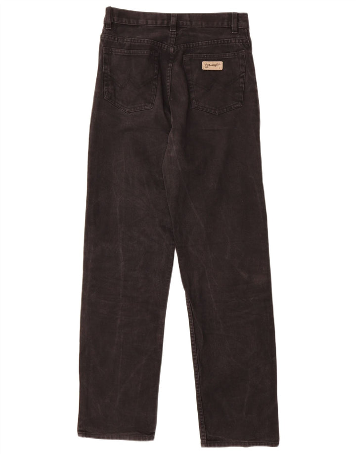 Blugi drepti pentru bărbați Wrangler W29 L29 bumbac negru