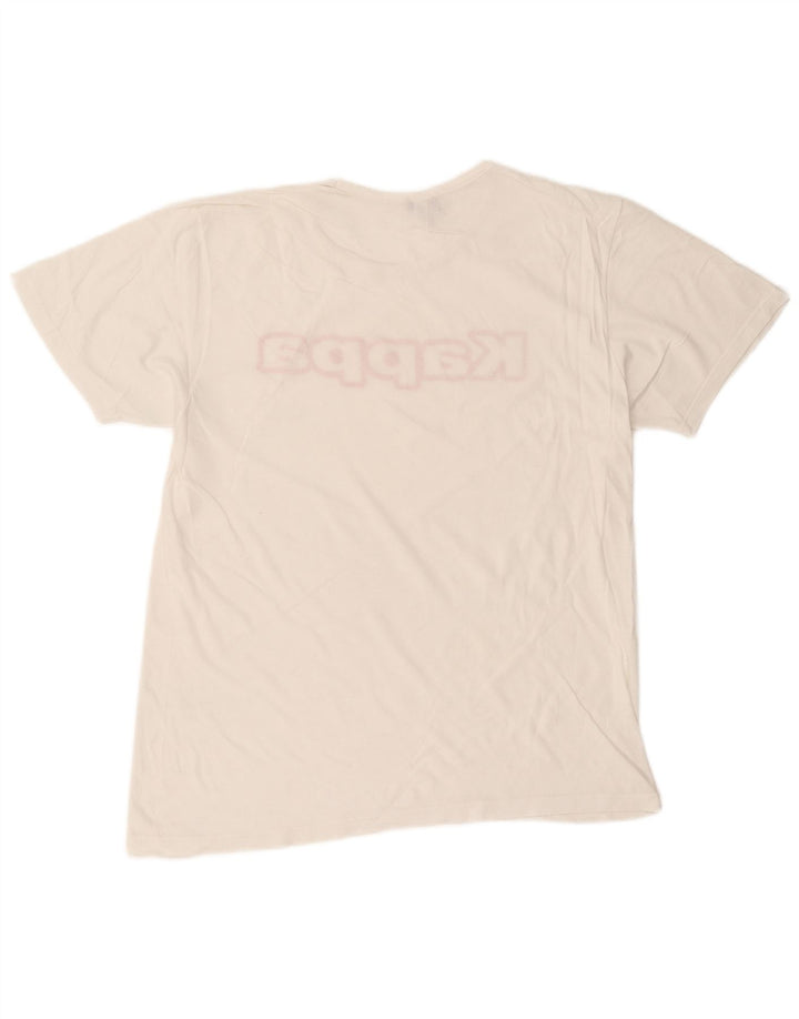 Tricou grafic pentru bărbați Kappa Top XL Bumbac alb