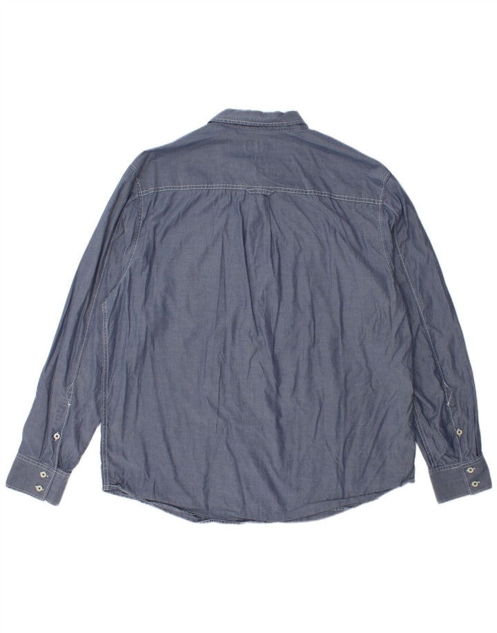 Cămașă pentru bărbați Tommy Bahama Modern Fit XL Blue Lyocell